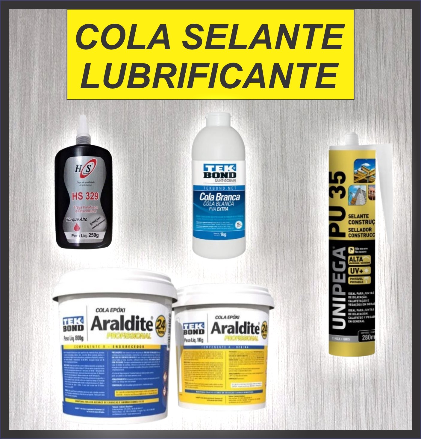 banner roll link cola selante lubrificante